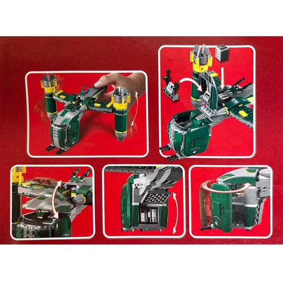 Lego Star Wars 7930 – Bounty Hunter Assault Gunship, Retired Collectible Set - Picture 11 of 12